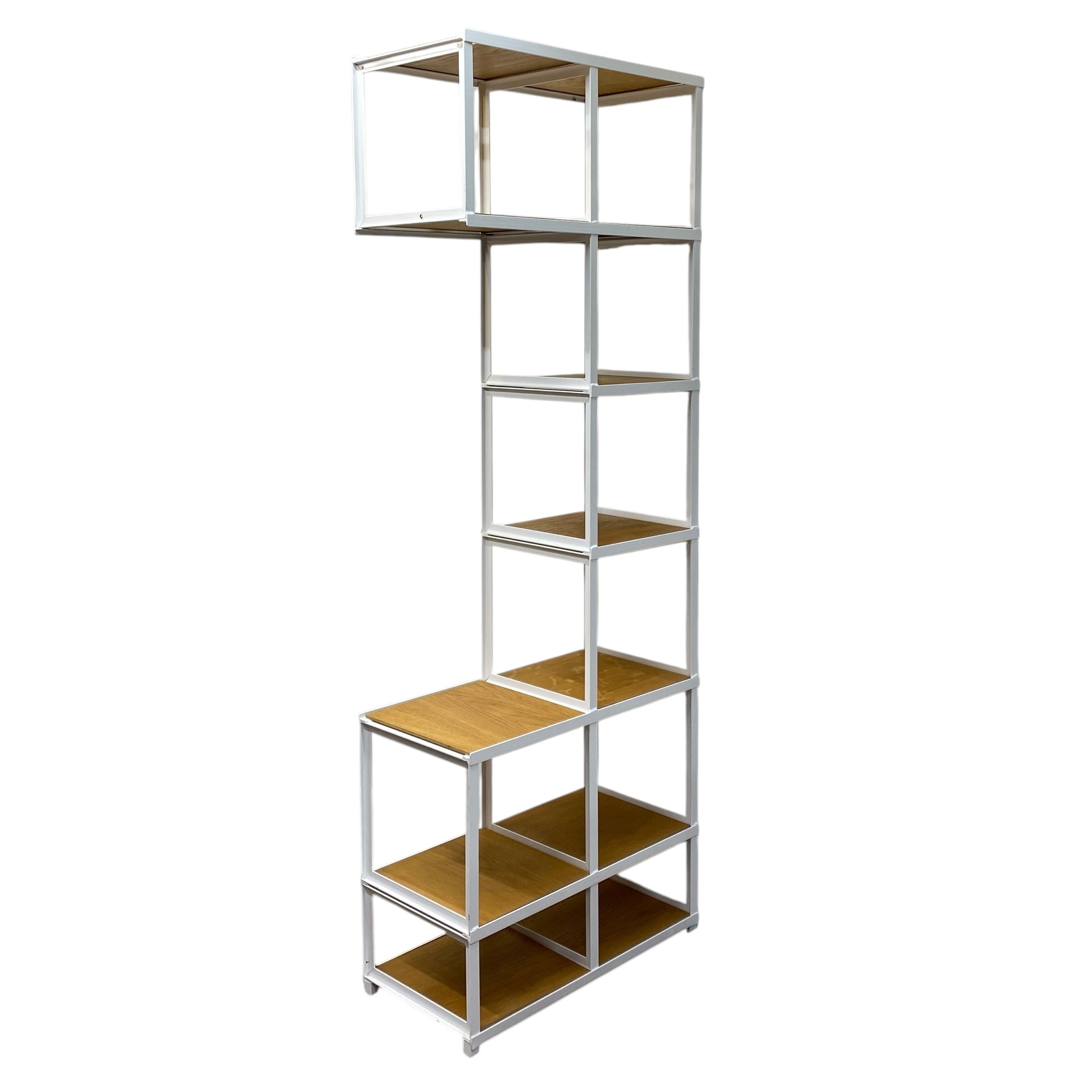 Contemporary Wall Unit Room Divider Twelve Shelves – Pool Bank Interiors