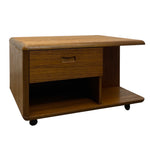 Load image into Gallery viewer, COFFEE TABLE TEAK ON CASTORS
