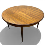 Load image into Gallery viewer, teak dining table circular 
