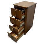 Load image into Gallery viewer, four drawer filing cabinet open drawers
