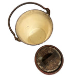 Load image into Gallery viewer, Vintage metal pail with a wooden handle on a white background
