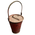 Load image into Gallery viewer, red fire bucket , lid &amp; handle
