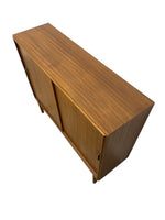 Load image into Gallery viewer, Wooden sideboard with a white background
