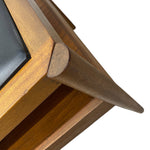 Load image into Gallery viewer, Close-up of a wooden product with a black surface on a white background
