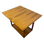 Load image into Gallery viewer, Wooden table with a white background
