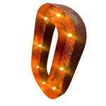 Load image into Gallery viewer, steel illuminated large letter O
