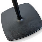 Load image into Gallery viewer, Black metal stand base on a white background
