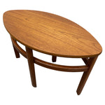 Load image into Gallery viewer, Wooden oval table on a white background
