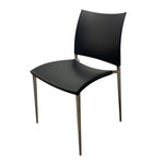 Load image into Gallery viewer, black dining chair modern design

