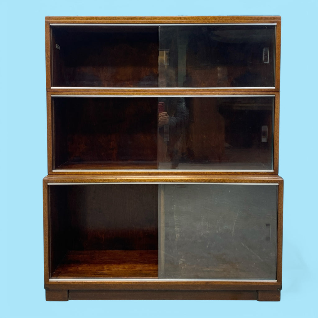 Bookcase Legal 1950s Mahogany Modular Minty Oxford