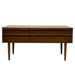 Load image into Gallery viewer, Wooden sideboard with two drawers on a white background
