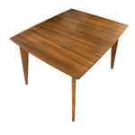 Load image into Gallery viewer, rectangular walnut stripey dining table 
