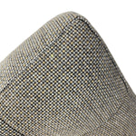 Load image into Gallery viewer, Close-up of a woven upholstery fabric showing a textured herringbone pattern in gray, beige, and white.
