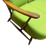 Load image into Gallery viewer, ercol sofa arm &amp; green cushions

