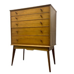 Load image into Gallery viewer, Wooden dresser with multiple drawers on a white background
