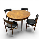 Load image into Gallery viewer, DINING TABLE AND FOUR CHAIRS 
