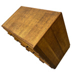 Load image into Gallery viewer, Wooden box with a textured surface on a white background
