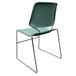 Load image into Gallery viewer, Back Of Green Matrix Chair by T. Tolleson for Krueger 1970s Set Of Four
