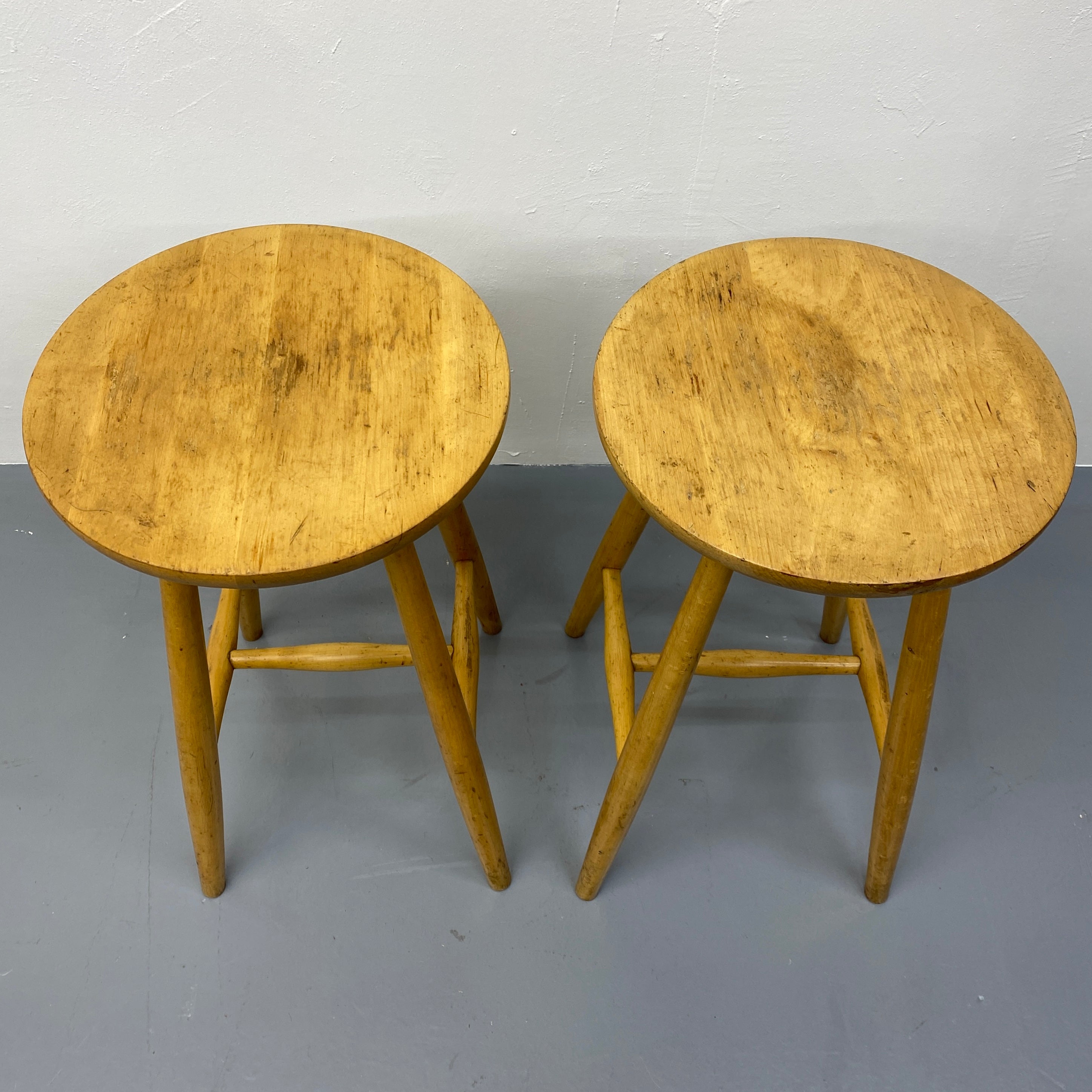 Kitchen Stools In Beech