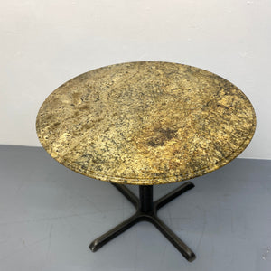 Brown Marble Bistro Table