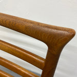 Load image into Gallery viewer, Teak Frame Danish Dining Chairs Erling Torvits Six
