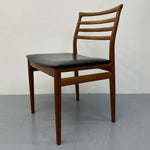 Load image into Gallery viewer, Vinyl Seat Danish Dining Chairs Erling Torvits Six
