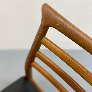Teak Ladder Backed Chairs