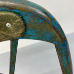 Load image into Gallery viewer, Blue Green Industrial Desk Chair
