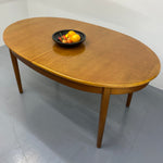 Load image into Gallery viewer, TEAK OVAL DINING TABLE
