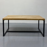 Load image into Gallery viewer, Steel And Oak Industrial Style Coffee Table
