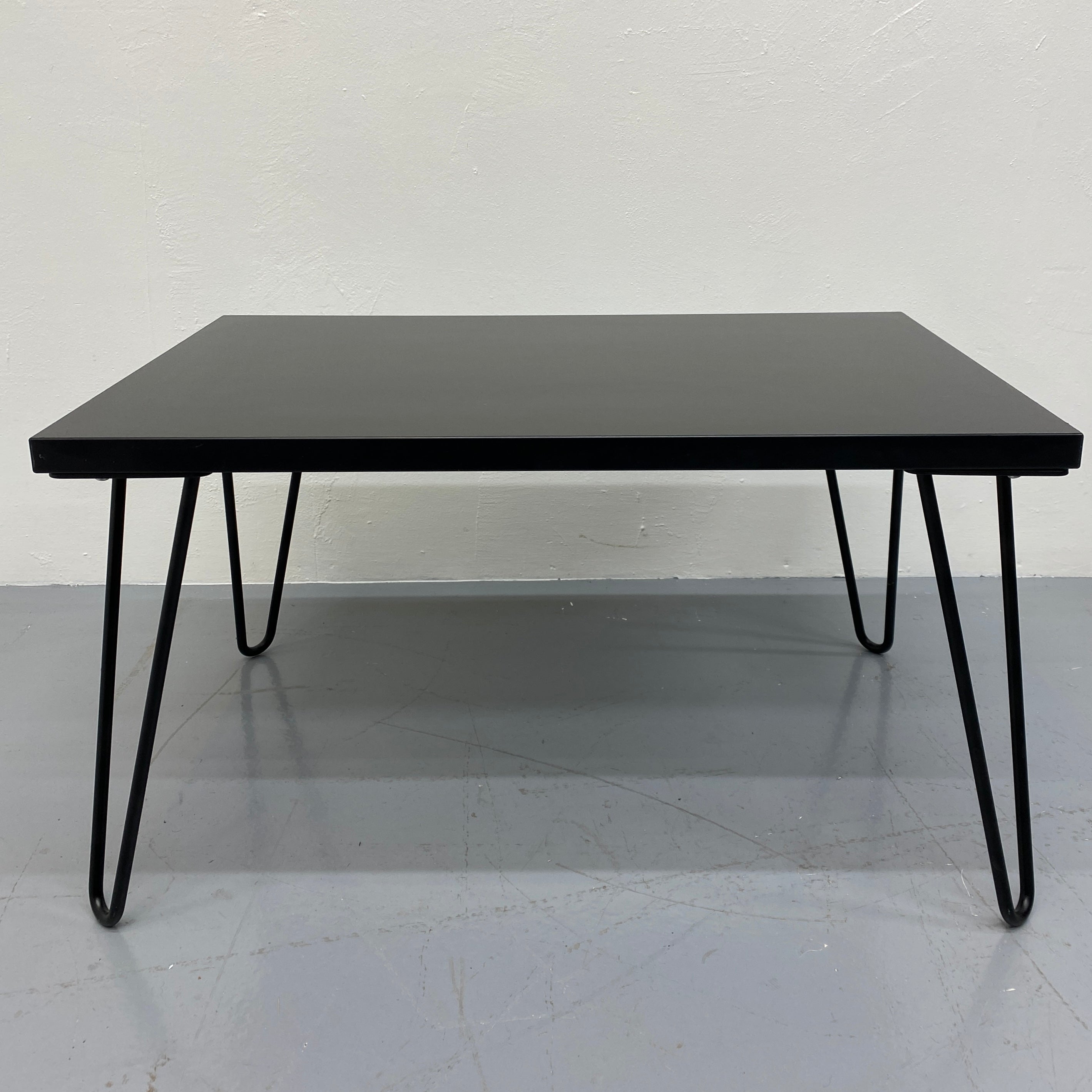 Contemporary Black Laminated Coffee Table