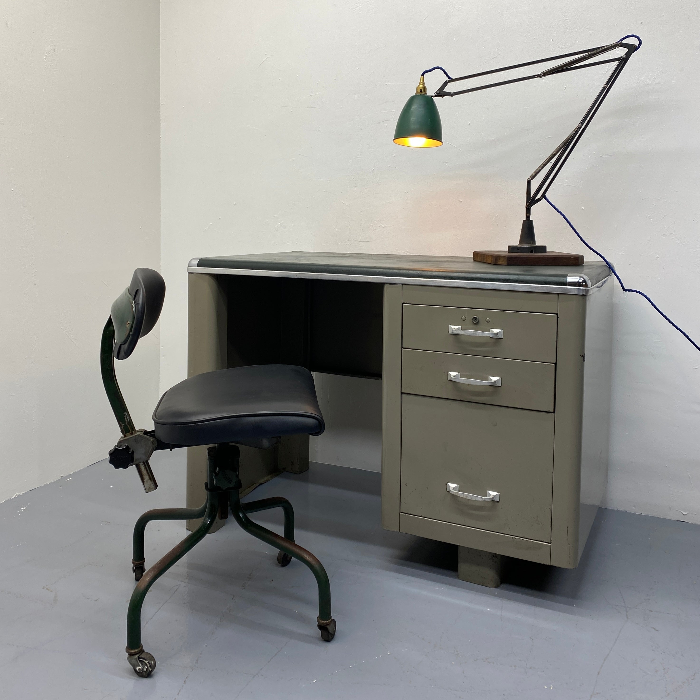 Industrial Desk Vintage Howden
