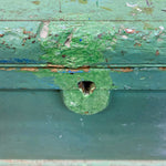 Load image into Gallery viewer, lock Vintage Trunk Playchest Blanket Box Green
