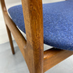 Load image into Gallery viewer, Teak And Wool Chair
