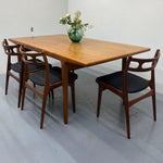 Load image into Gallery viewer, Johannes Anderson Teak Dining Table Seats 10/12
