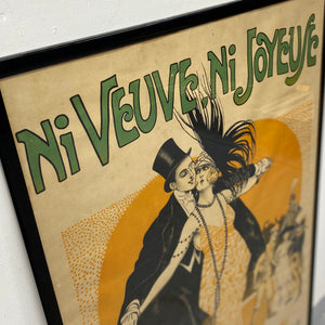 Art Nouveau Poster Opera Framed French