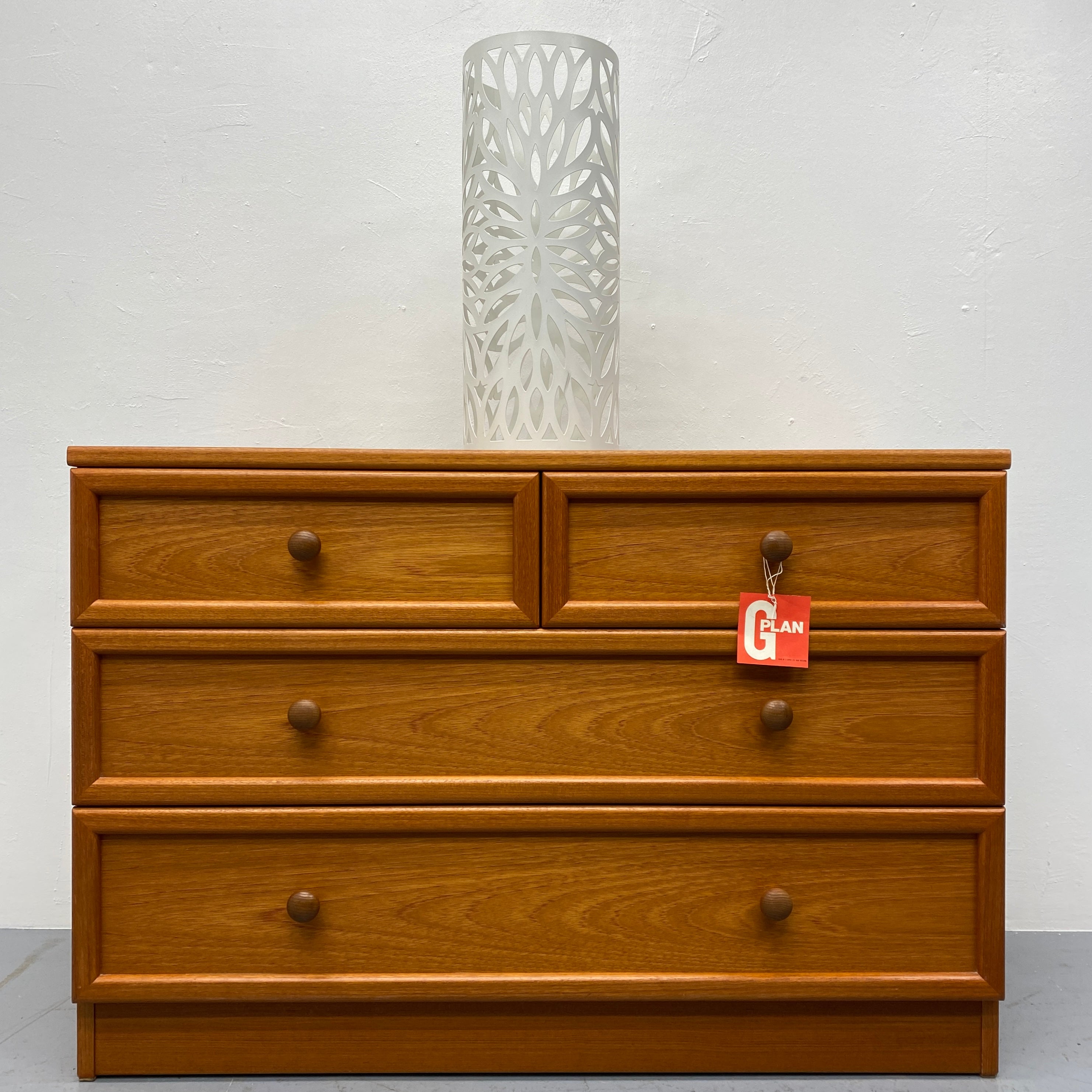 four drawer G PLAN CHEST DRAWERS