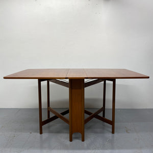 Midcentury McIntosh Drop Leaf Dining Table Danish Style