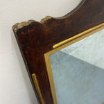 Load image into Gallery viewer, Brown And Gold Overmantle Mirror
