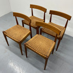 Load image into Gallery viewer, TOP OF Danish Arne Hovmand Olsen Dining Chairs Four
