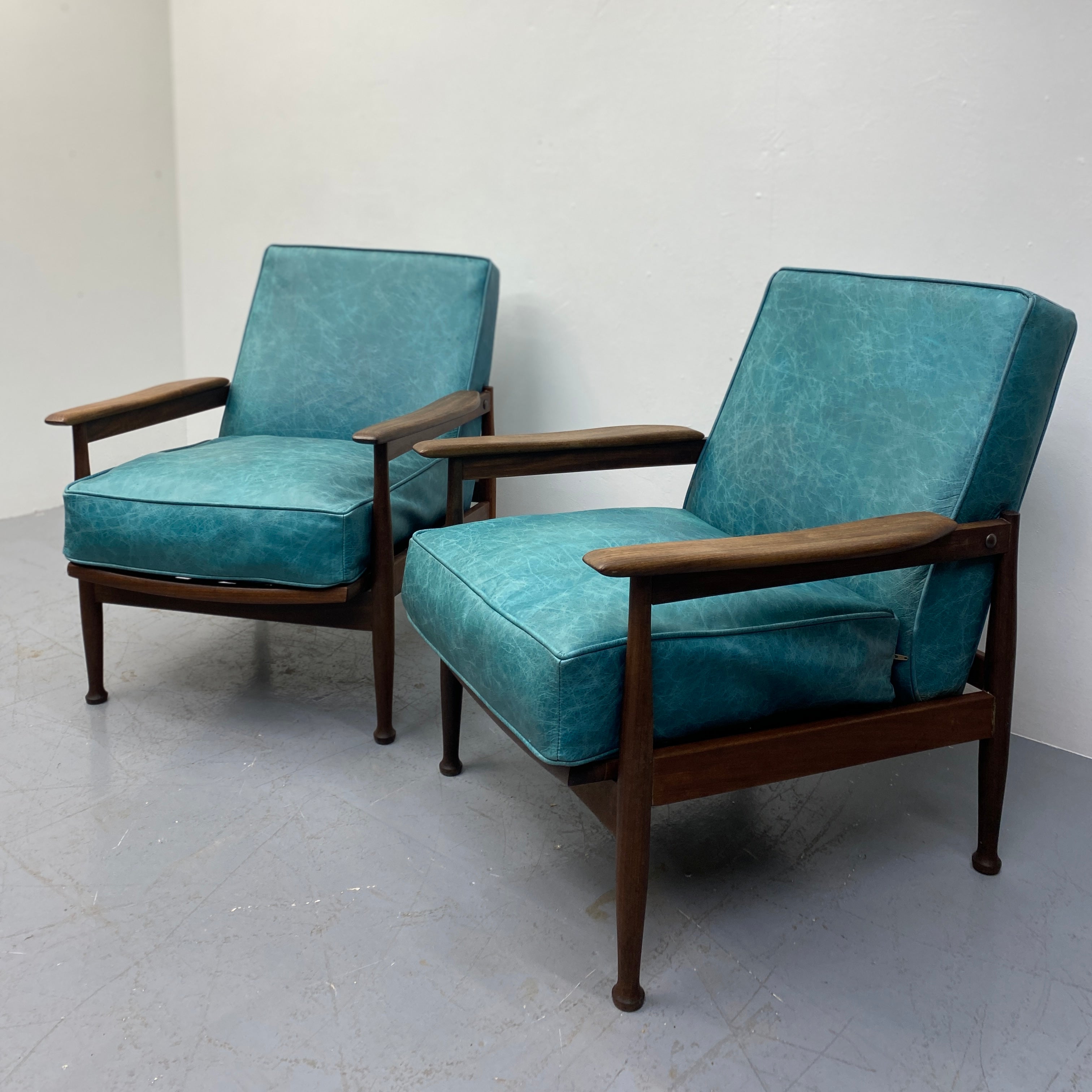 Pair Lounge Chairs