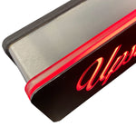Load image into Gallery viewer, aluminium bar signage in case
