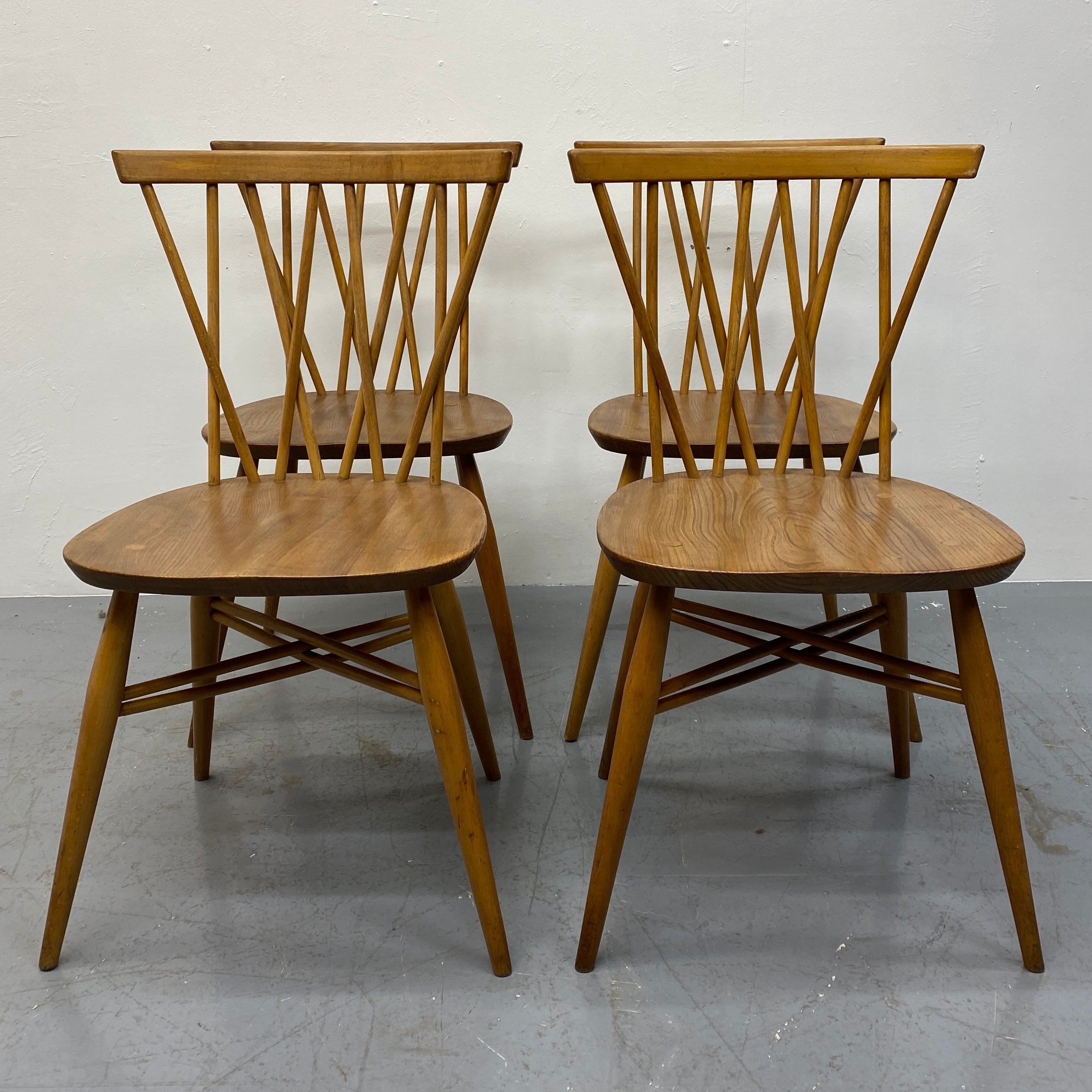 Ercol 376 Candlestick Chairs