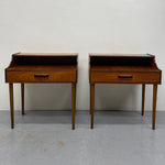 Load image into Gallery viewer, Tapered Legs Danish Bedside Tables
