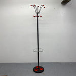 Load image into Gallery viewer, Atomic Sputnik Coat Stand Red chrome
