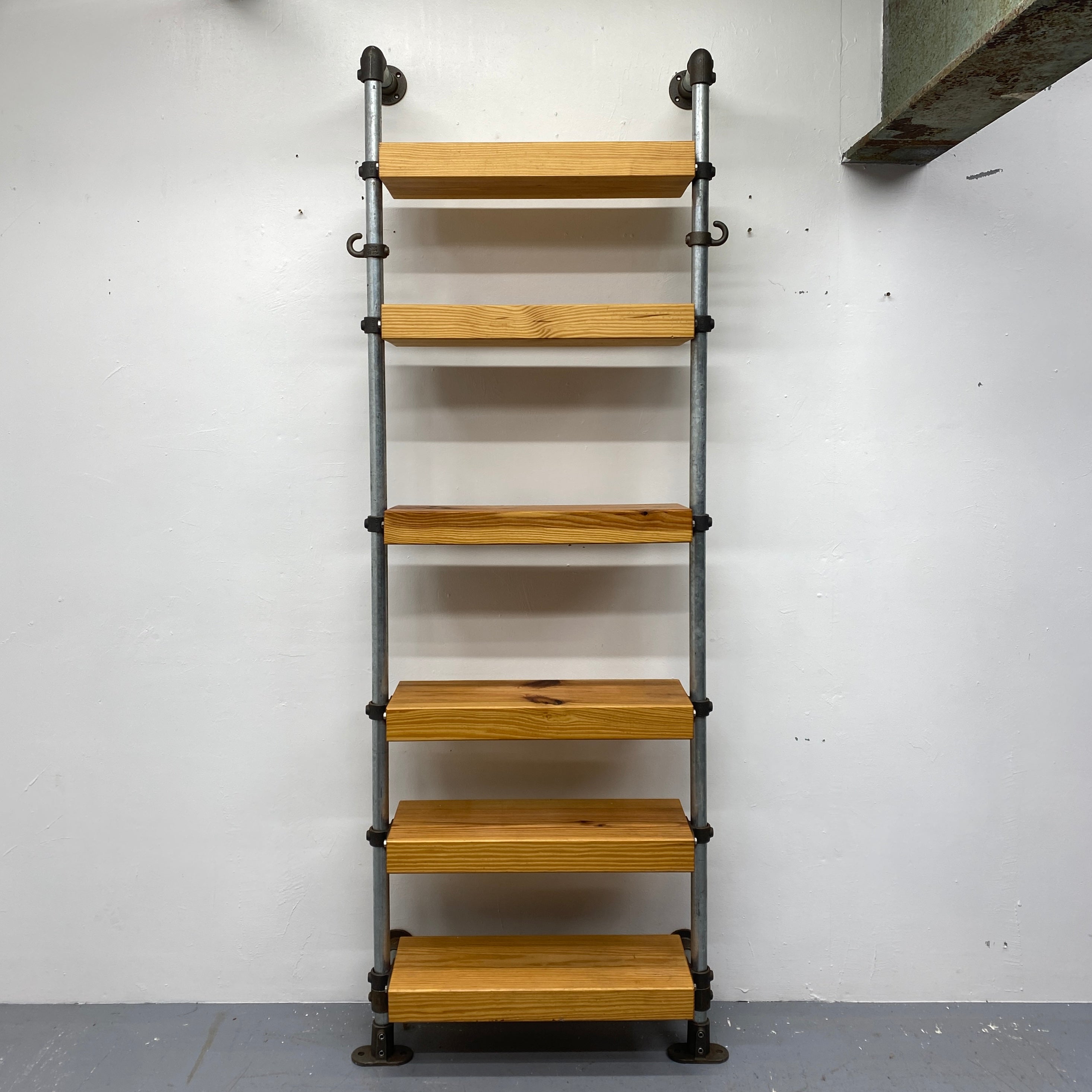 pINE Industrial Shelving Wall Mounted