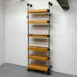 Load image into Gallery viewer, Reclaimed Pine Industrial Shelving Wall Mounted
