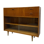 Load image into Gallery viewer, Bookcase Bureau Teak Midcentury
