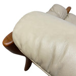 Load image into Gallery viewer, cream leather chair arm
