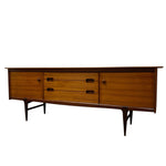 Load image into Gallery viewer, Wooden sideboard with drawers on a white background
